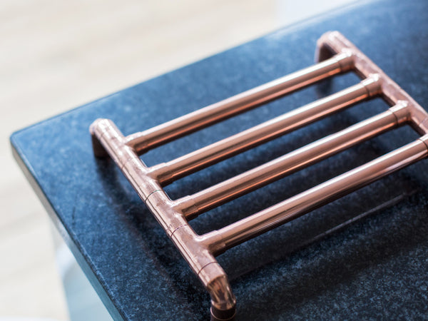 Pan trivet - Handmade from copper pipe